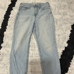 Madewell Curvy Vintage Jeans Size 29 | High Rise Straight Leg Light Wash